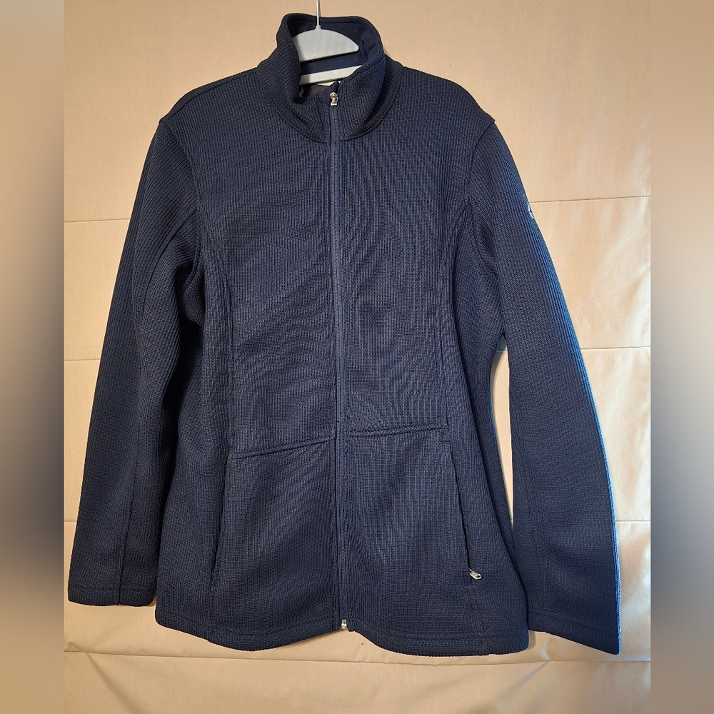 SPYDER WOMENS XL SWEATER JACKET BLACK